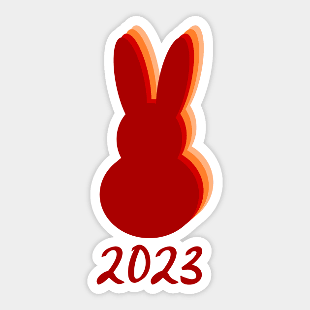 2023 Usagi - Bunny Sticker by MetaCynth